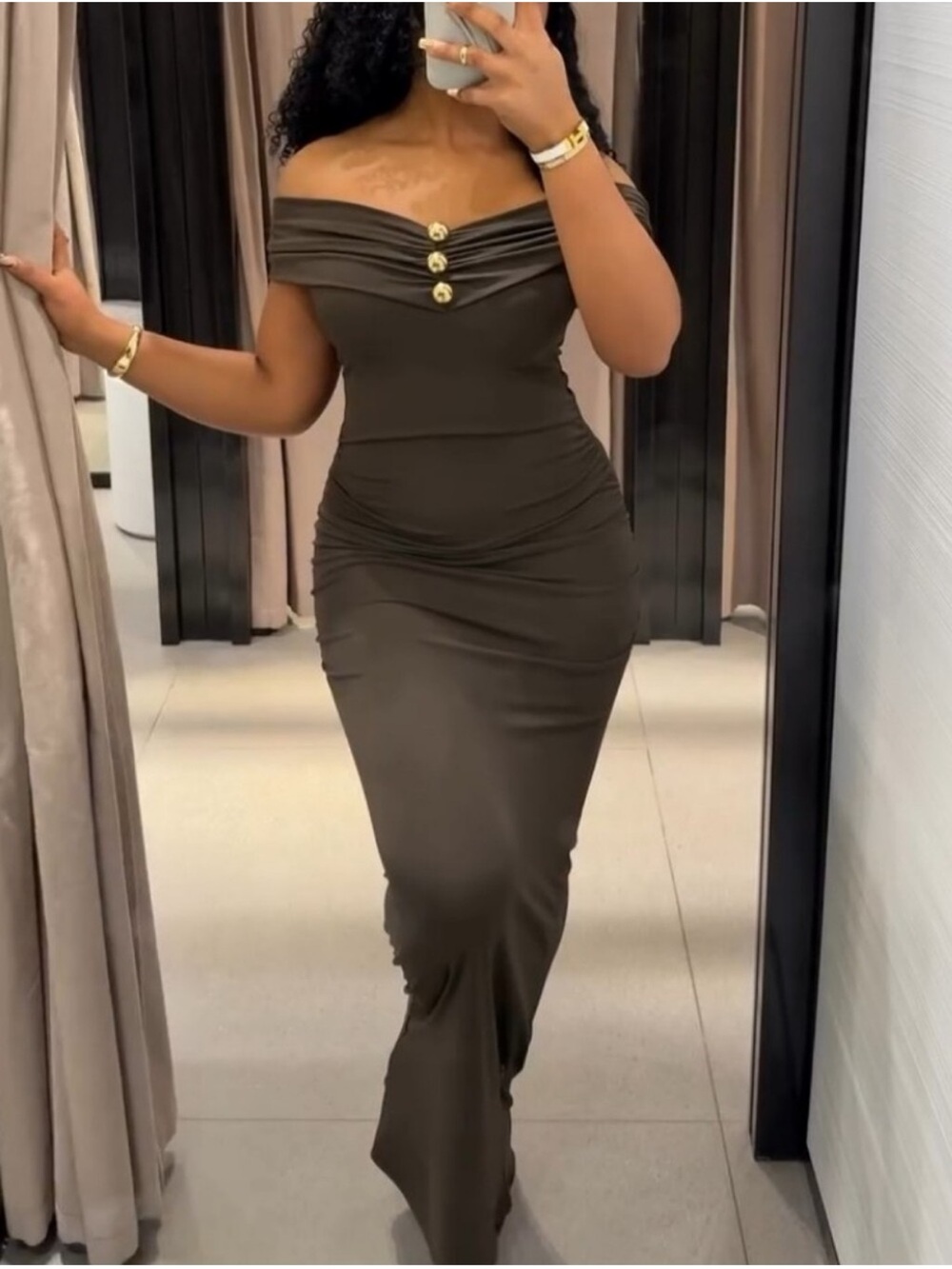 Zara limited edition draped maxi dress size S